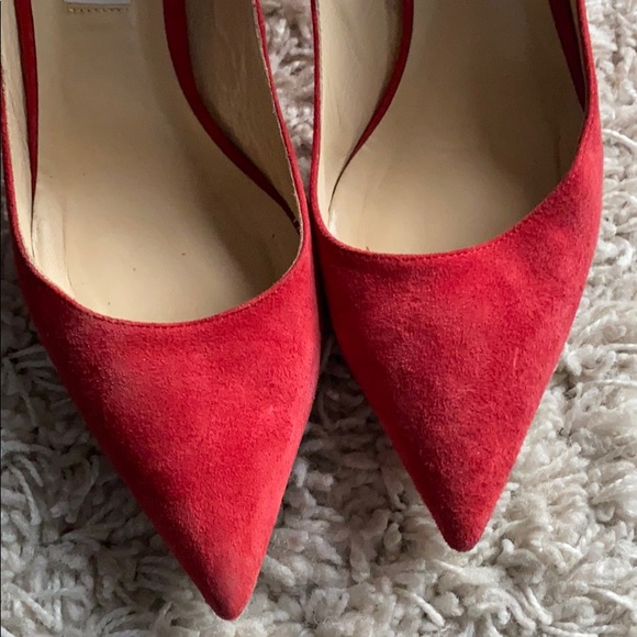 SAKS FIFTH AVENUE Red pumps  size 8 - Picture 9 of 12